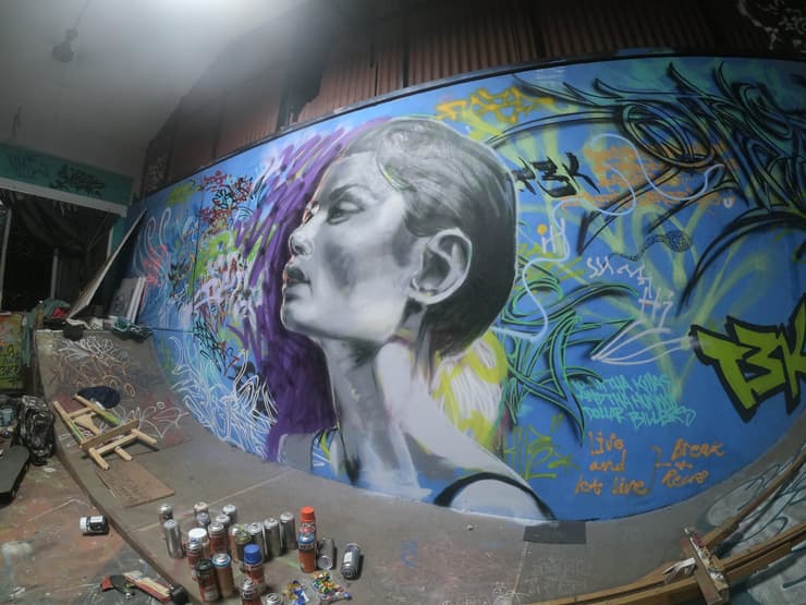 Studio Wall, Mount Road Social, detail 1