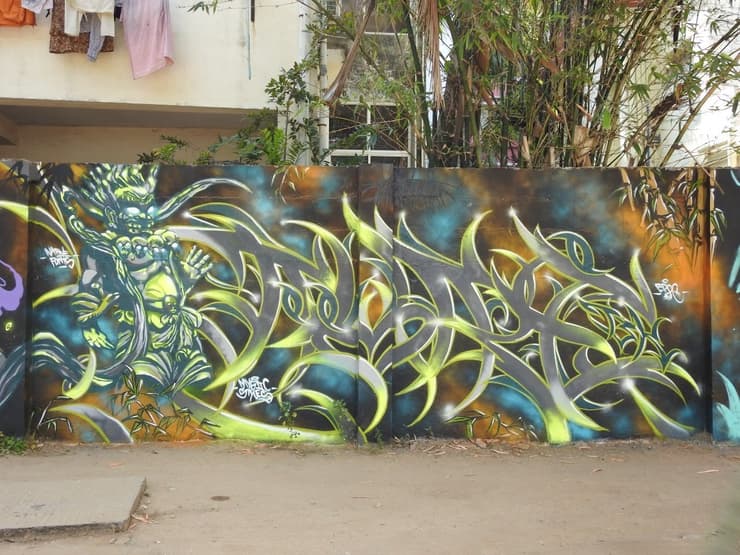 Wall of Fame, Chennai, detail 1