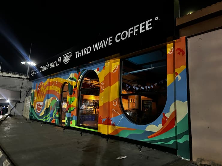 Third Wave Coffee murals, detail 2