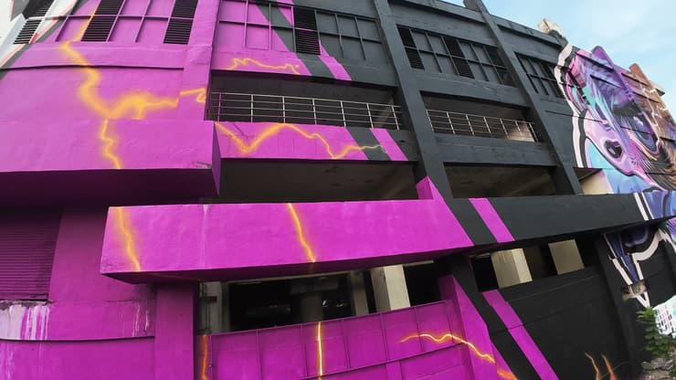 India's Largest Brand Mural, Chennai, detail 3