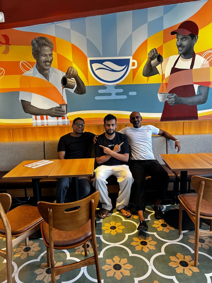Third Wave Coffee murals, detail 3