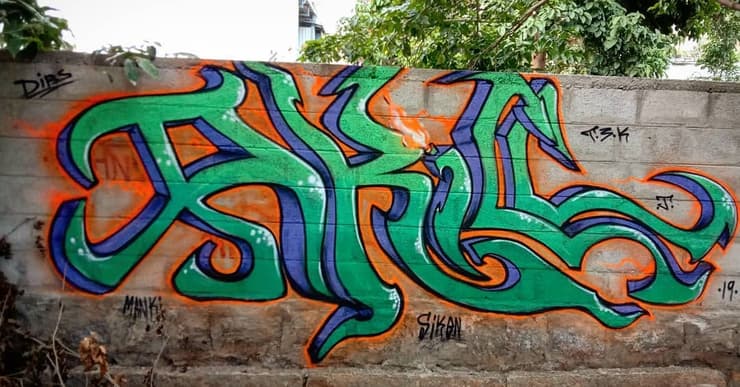Green letters