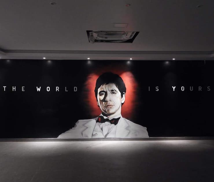 Scarface wall, Chennai