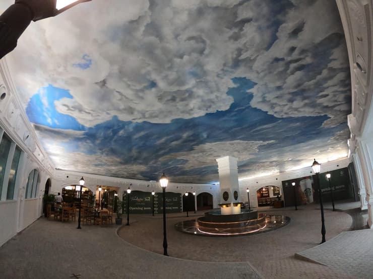Prestige Trade Towers sky ceiling