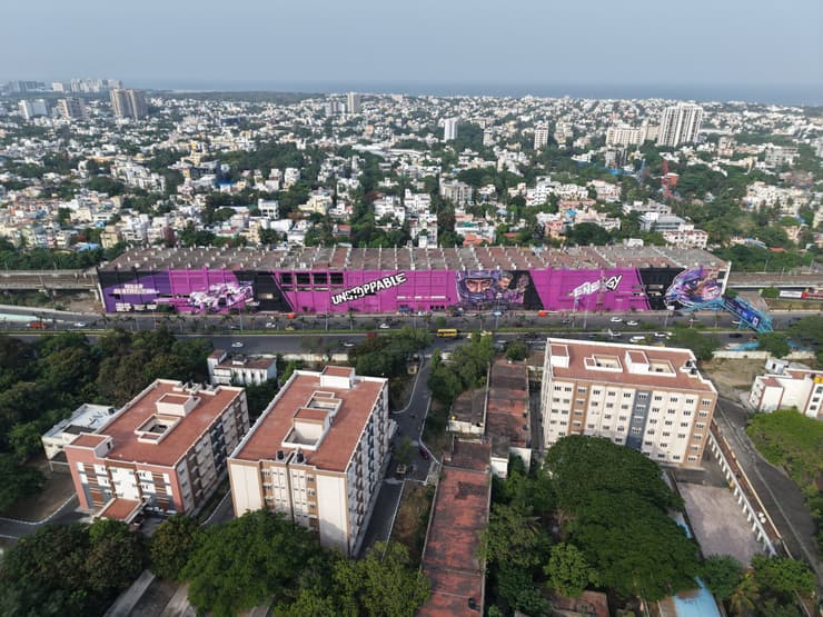 India's Largest Brand Mural, Chennai