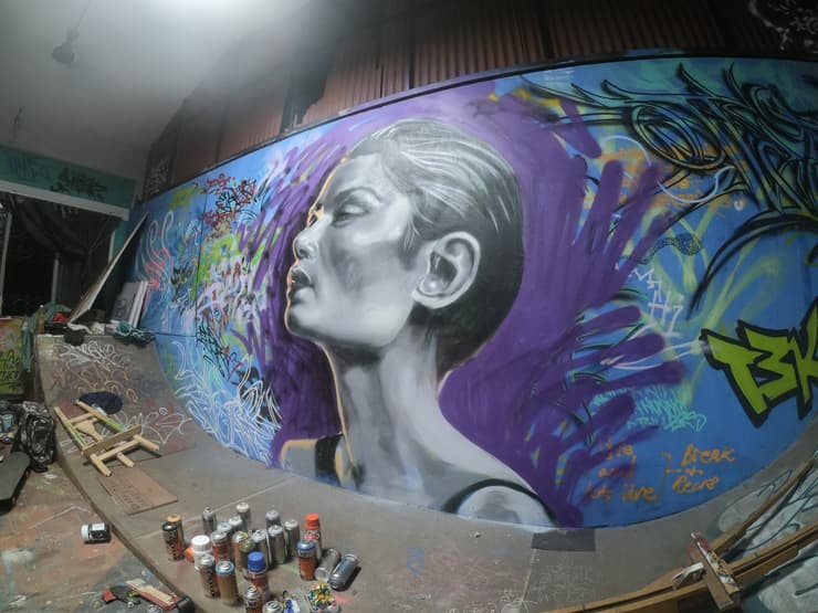 Studio Wall, Mount Road Social