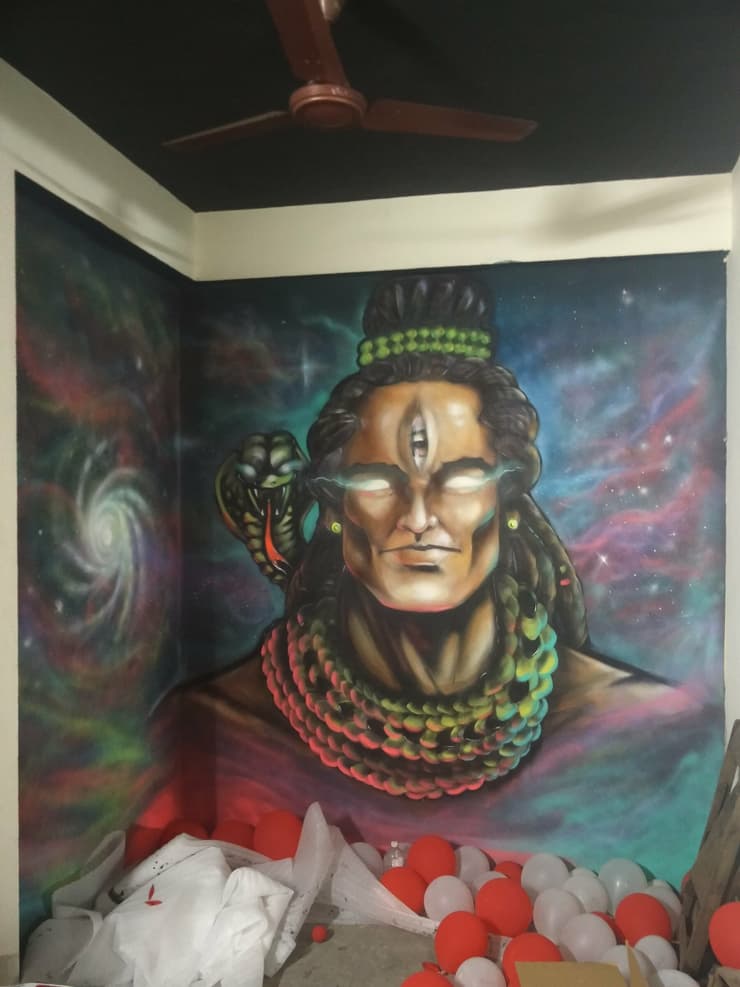 Shiva wall, Chennai