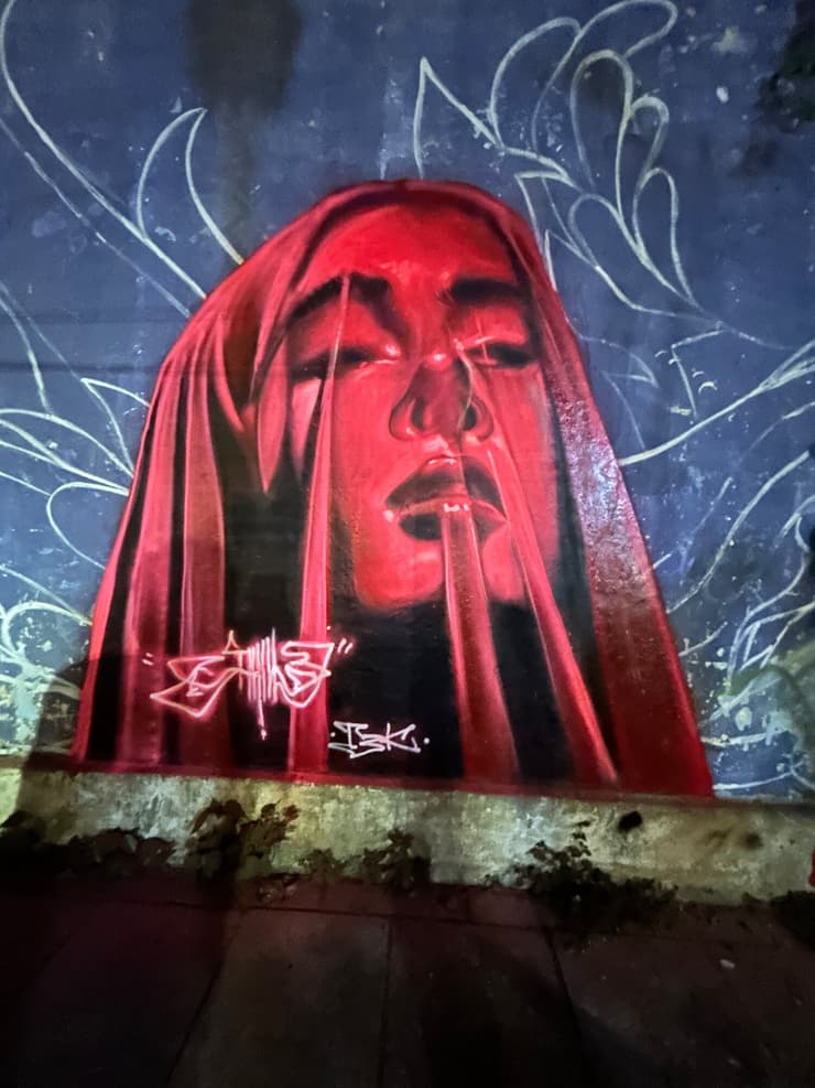 Red-hooded woman, Puducherry