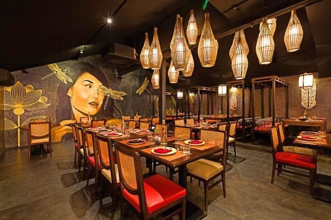 Soy Soy restaurant face mural, Chennai, Chennai